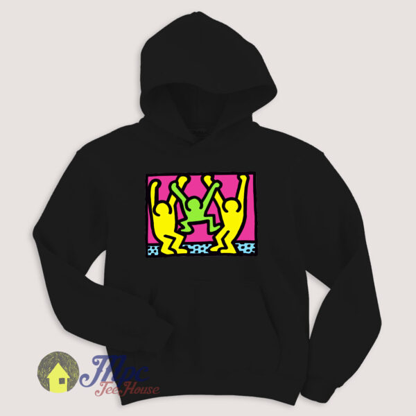 American People Dancing Pop Art Style Hoodie Size S-XXL