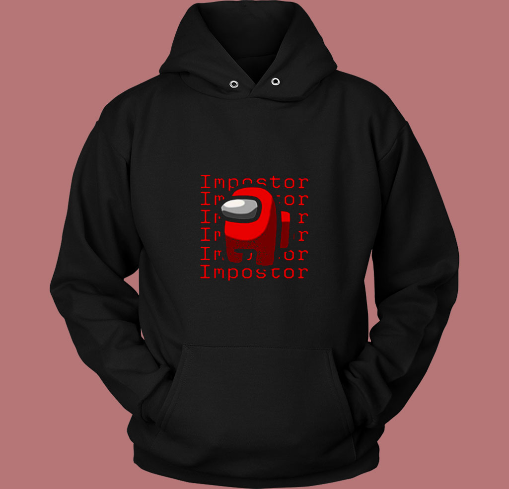 Among Us Character 80s Hoodie Among Us Character 80s Hoodie