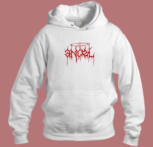Angel Horror Lettering Aesthetic Hoodie Style Angel Horror Lettering Aesthetic Hoodie Style