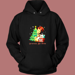 Angela Lansbury Christmas She Wrote Vintage Hoodie