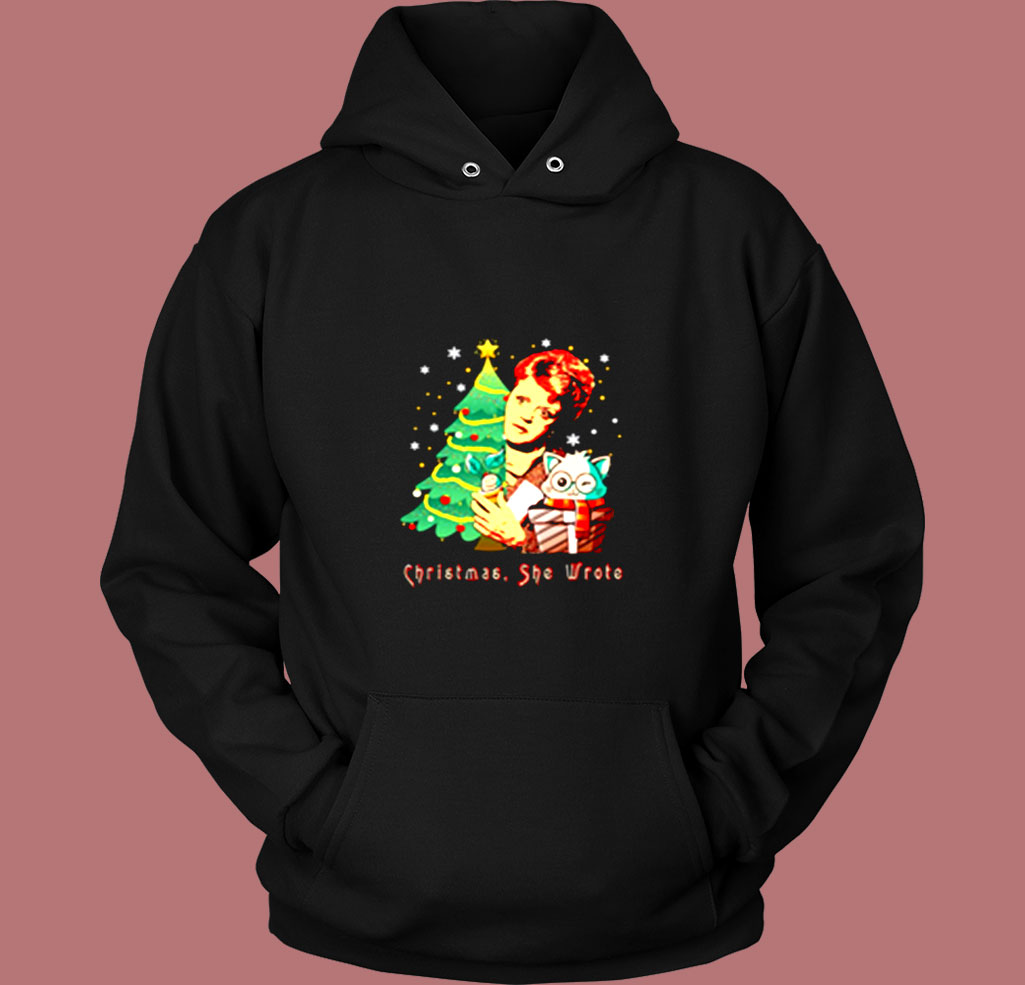 Angela Lansbury Christmas She Wrote Vintage Hoodie Angela Lansbury Christmas She Wrote Vintage Hoodie