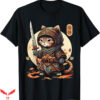 Anime Vintage T-Shirt Japanese Samurai Cat Tattoo Trending