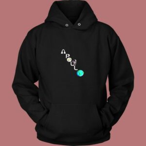 Apollo 11 Climbing Astronaut 50th Vintage Hoodie