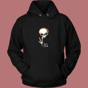 Area 51 Alien Vintage Hoodie