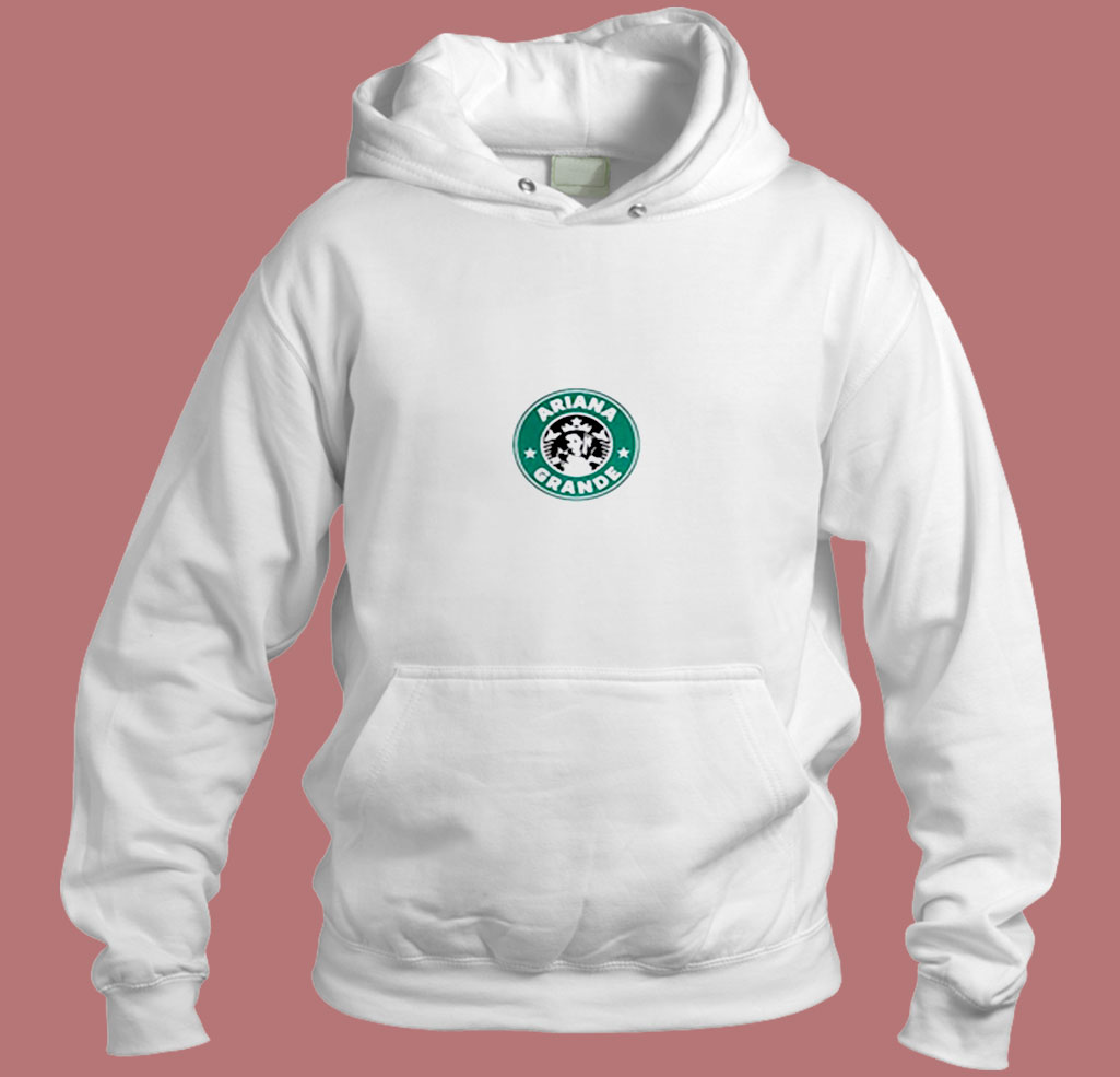 Ariana Grande Starbucks Logo Aesthetic Hoodie Style Ariana Grande Starbucks Logo Aesthetic Hoodie Style