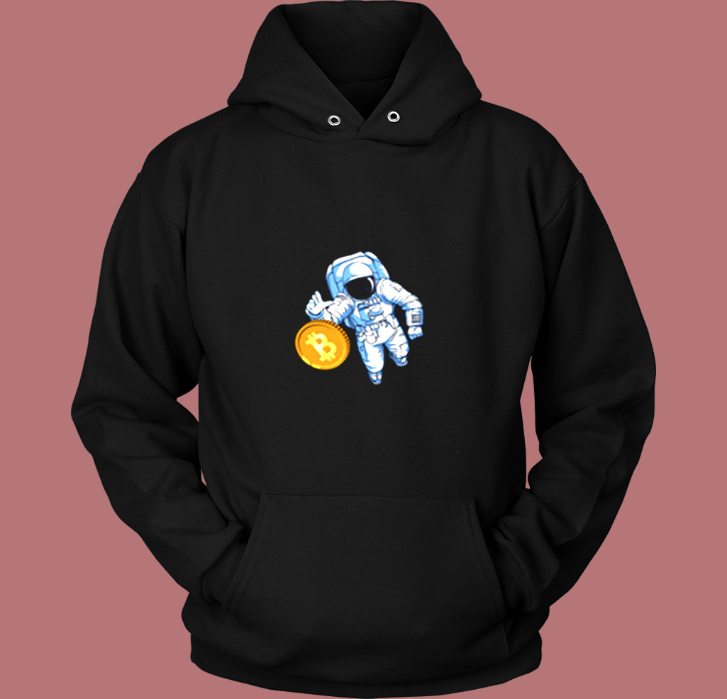Astronaut Bitcoin Trader Crypto Asset Vintage Hoodie Astronaut Bitcoin Trader Crypto Asset Vintage Hoodie
