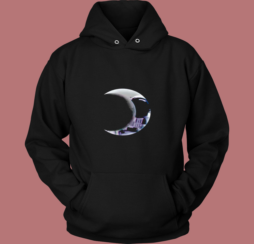 Astronaut Moon 80s Hoodie Astronaut Moon 80s Hoodie
