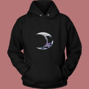 Astronaut Moon 80s Hoodie