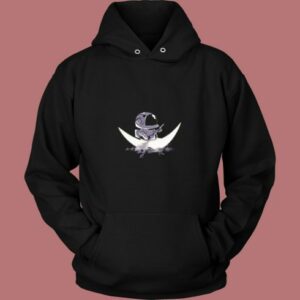 Astronaut Moon Sailing 80s Hoodie