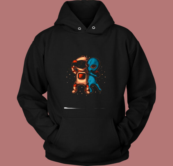 Astronaut Selfie Cute Vintage Hoodie