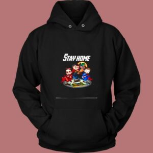 Avengers Stay Home Vintage Hoodie