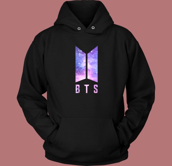 BTS Galaxy Logo Hoodie Style