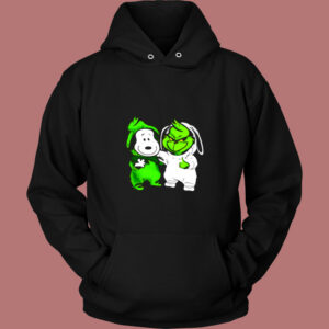 Baby Snoopy And Baby Grinch Vintage Hoodie