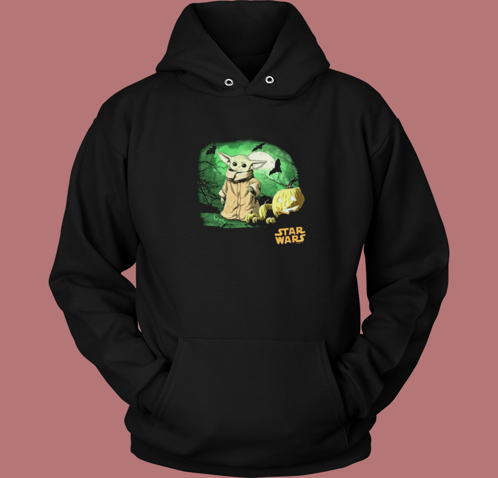 Baby Yoda Halloween Nights Hoodie Style Baby Yoda Halloween Nights Hoodie Style