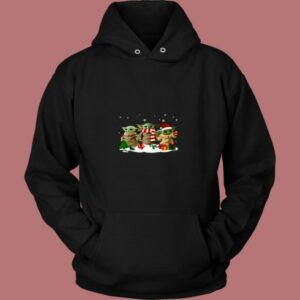 Baby Yoda The Mandalorian Christmas 80s Hoodie 2