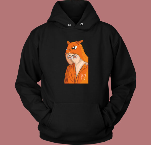 Bad Bunny x Pokemon Hoodie Style