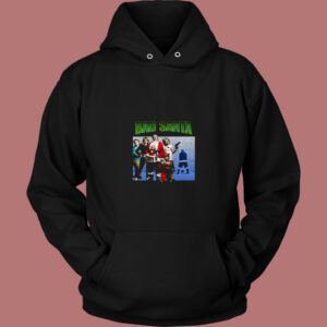 Bad Santa Christmas Funny 80s Hoodie