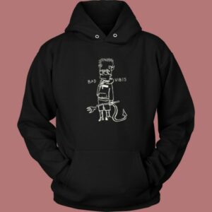 Bad Vibes Bart Simpson Hoodie Style On Sale 2