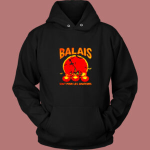 Balais Sont Pour Les Amateurs Lady Pumpkin Halloween Vintage Hoodie 1