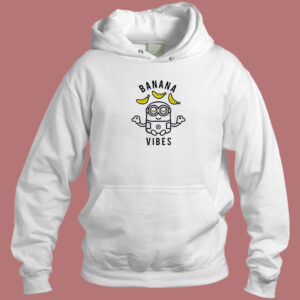 Banana Vibes Meditation Aesthetic Hoodie Style