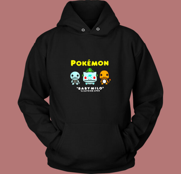 Bape X Pokemon Coloured Starter Vintage Hoodie