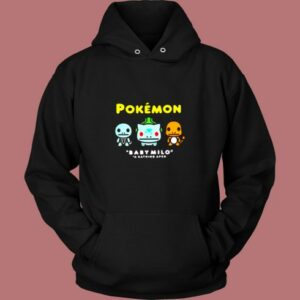 Bape X Pokemon Coloured Starter Vintage Hoodie 2