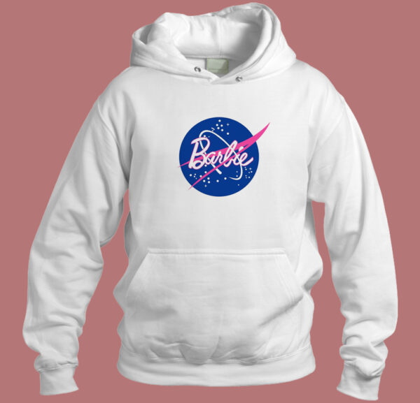 Barbie Nasa Logo Parody Hoodie Style