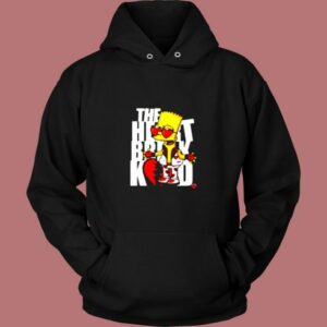 Bart Break Kid Heart Funny Cartoon Vintage Hoodie 2