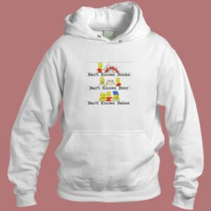 Bart Knows Books Beer Hoodie Style