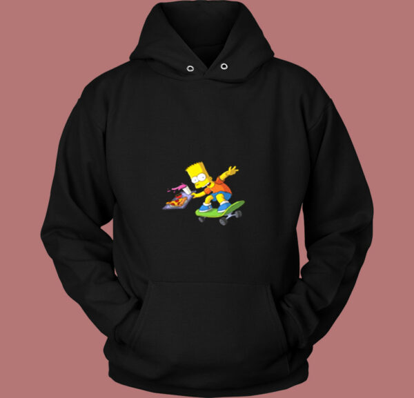 Bart Simpson Skate Vintage Hoodie