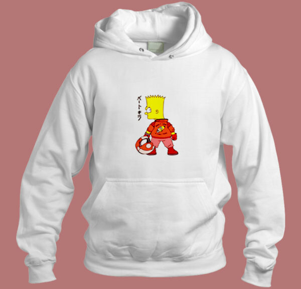 Bart Simpson X Biker Kaneda Akira Movie Aesthetic Hoodie Style