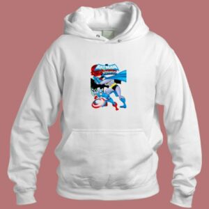Batman And Captain America Aesthetic Hoodie Style