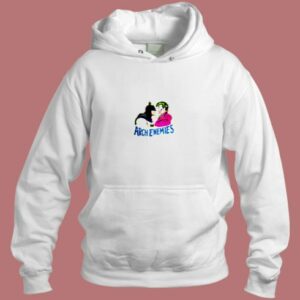 Batman The Joker Arch Enemies Aesthetic Hoodie Style