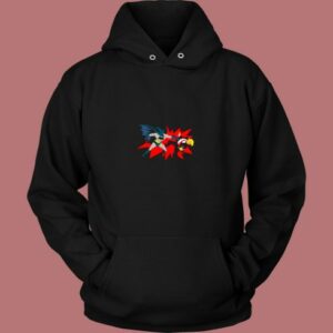 Batman Vs Trump A Punch In The Face Vintage Hoodie 2