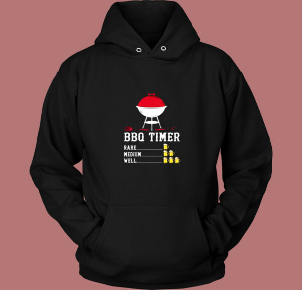 Bbq Timer Barbecue Vintage Hoodie