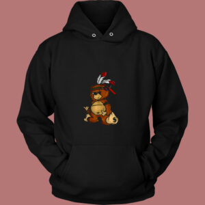 Bear Hustle Money Rap Boys Christmas 80s Hoodie 1