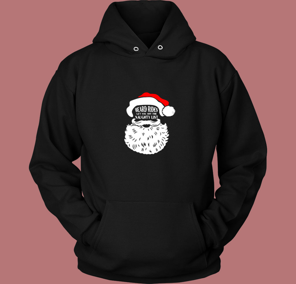 Beard Rides Get You Off The Naughty List Vintage Hoodie Beard Rides Get You Off The Naughty List Vintage Hoodie