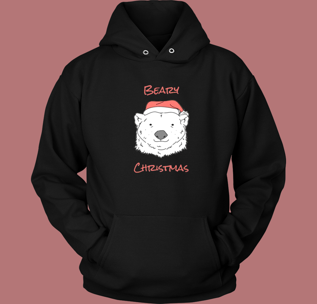Beary Christmas Funny Hoodie Style Beary Christmas Funny Hoodie Style