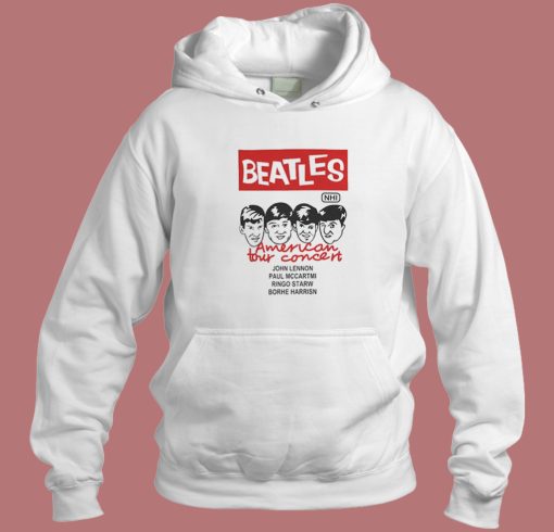 Beatles American Tour Concert Hoodie Style Beatles American Tour Concert Hoodie Style
