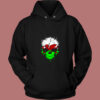 Beautiful Dripping Gothic Skull 80s Hoodie