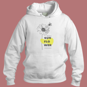 Bee On A Sunflower Funny Hoodie Style