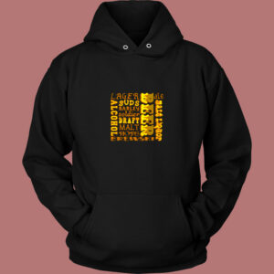 Beer Frosted Glass Vintage Hoodie