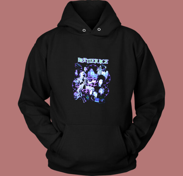 Beetlejuice Purple Tonal Poster Girls Vintage Hoodie
