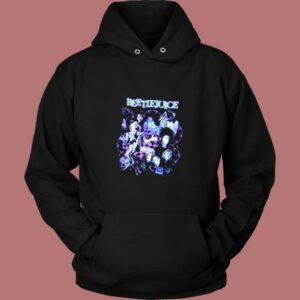 Beetlejuice Purple Tonal Poster Girls Vintage Hoodie