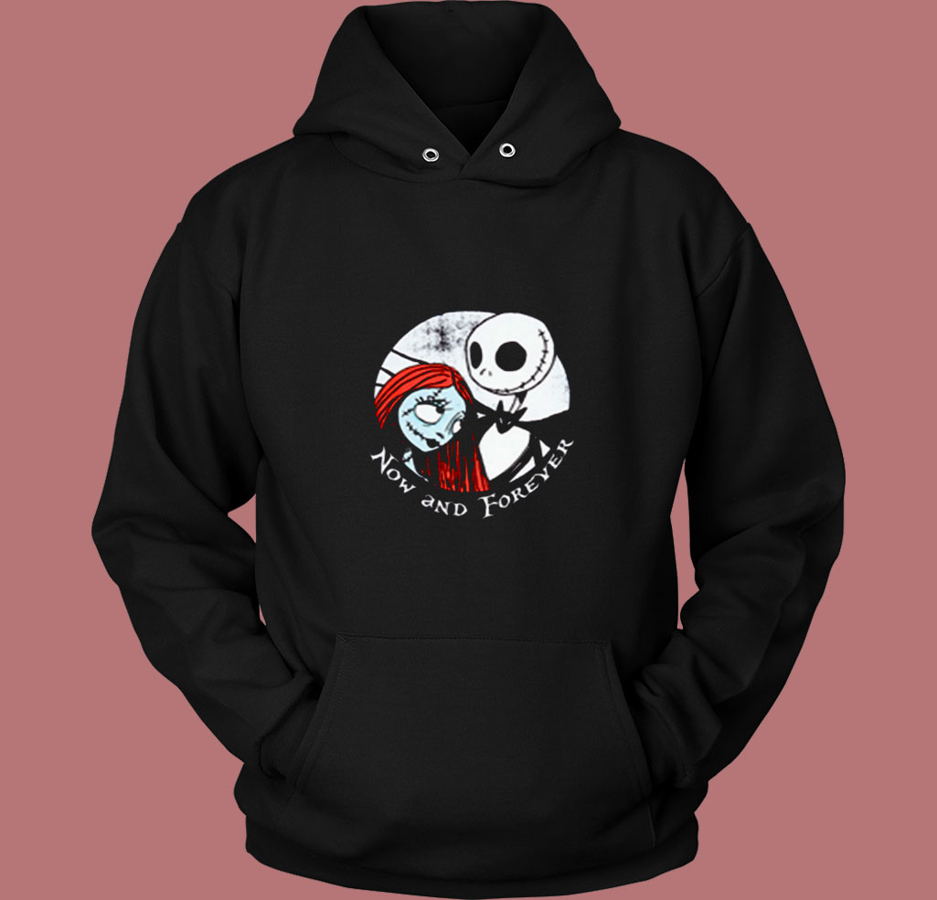 Before Christmas Jack Andsally Now And Forever 80s Hoodie Before Christmas Jack Andsally Now And Forever 80s Hoodie