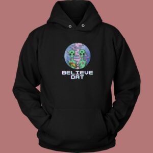 Believe Dat Alien Aesthetic Hoodie Style 2