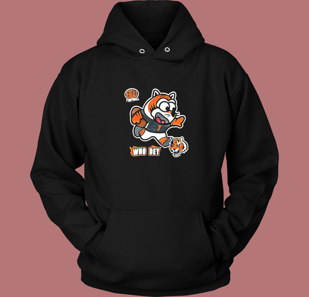 Bengals Tiger Who Dey Hoodie Style Bengals Tiger Who Dey Hoodie Style