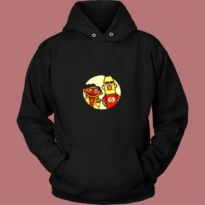 Bert And Ernie Puppet Mashup Big Bang Theory Vintage Hoodie