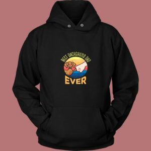 Best Dachshund Dad Ever Vintage Hoodie 2