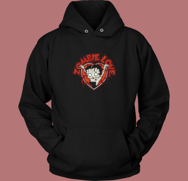 Betty Boop As Zombie Hoodie Style
